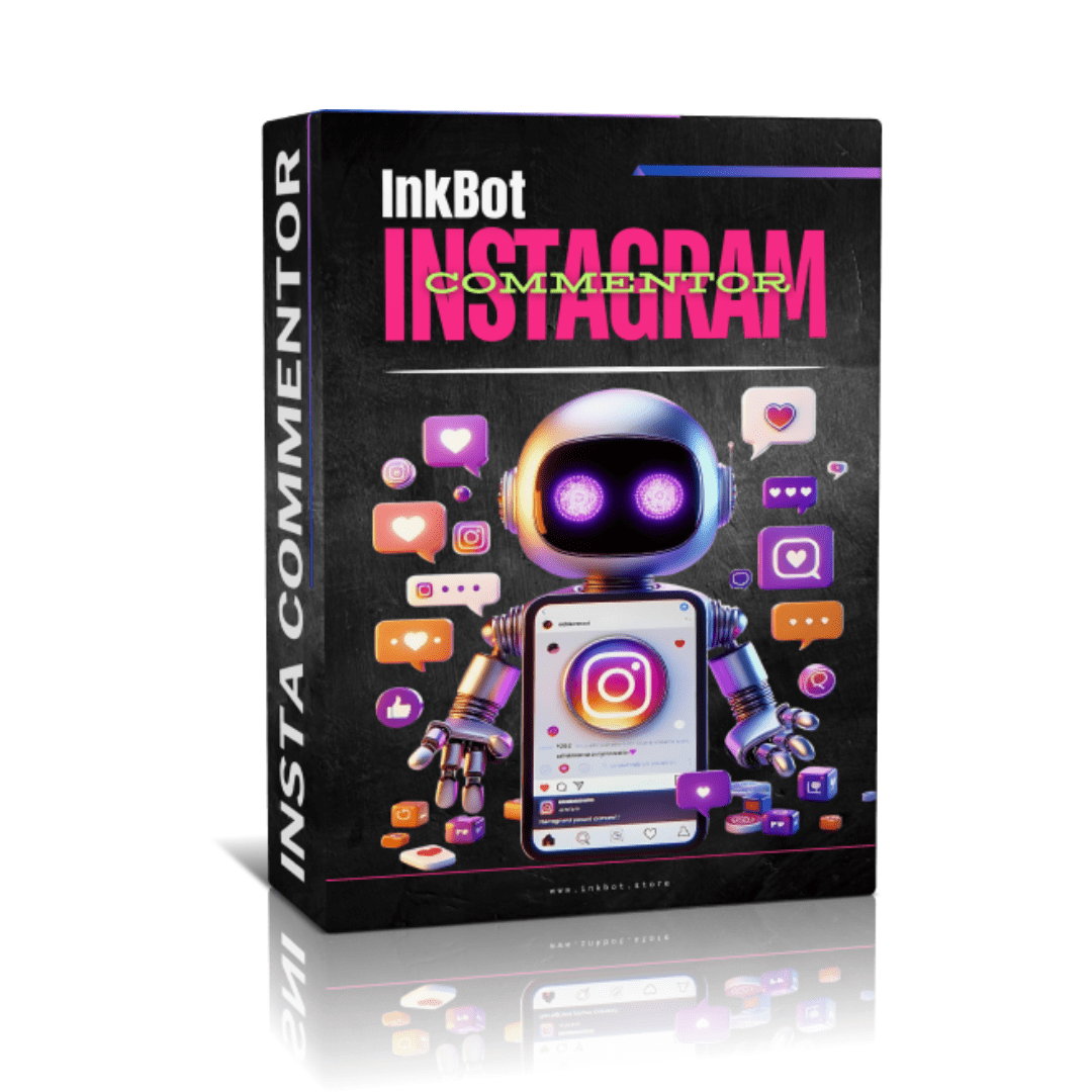 InkBot Instagram Commentor Product Box