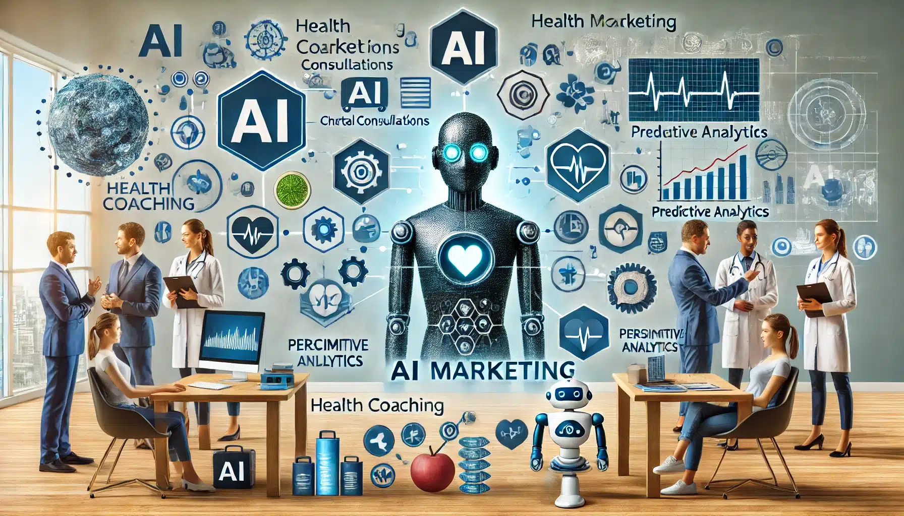 AI marketing in health coaching